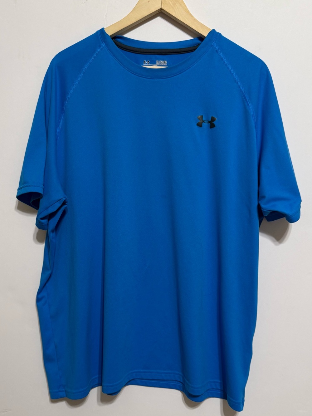 Under Armour UA blue tech crew neck short sleeve t-shirt